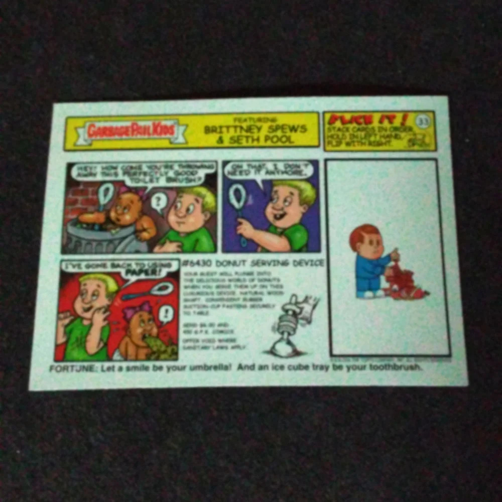 2004 TOPPS GARBAGE PAIL KIDS CLAMMY SAMMY COLLECTOR CONDITION - Picture 2 of 3